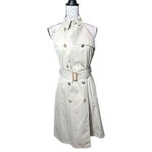 Burberry Michelle Khaki Trench Dress NWT Size UK 12 (US Size 8)